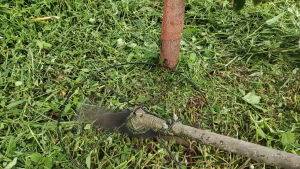 กันชนเซฟตี้ตัดหญ้า12นิ้ว พร้อมน็อตยึด