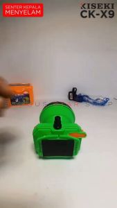 Senter Kepala Kiseki Anti Air CK X9 150W Headlamp Kiseki CK-X9 - Senter Kepala Waterproof 150W KISEKI CK-X9-FSS