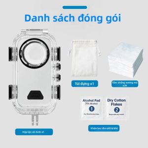 Vỏ Bảo Vệ Chống Nước Cho Camera Hành Trình Insta360 X6 Lặn Sâu 60M Phụ Kiện Camera Hành Động