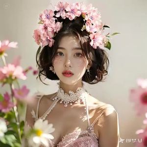 New Chinese Style Pink Butterfly Tassel Hair Clip Womens Sweet Ancient Style Hanfu Headwear Side Clip