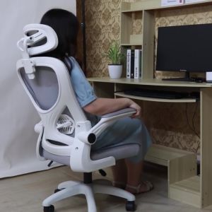 Hasbiis เก้าอี้สํานักงาน เก้าอี้เกมมิ่ง Gaming Chair ปรับความสูงได้ ขาไนลอน เบาะนุ่มสุดๆ ลูก ดีไซน์ใหม่ แข็งแรงทนทาน