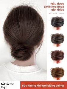 JIUQI | Traditional Style Hair Bun Wig with Full Human Hair