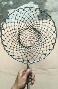 Jaring serok stainless diameter 30 cm / benang nylon / serokan ikan super kuat