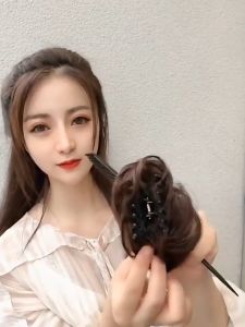 Good luck befalls! Fashionable wig grip clips straight hair ring grab clips natural curl hair grab clips hair tie extensions bun scrunch