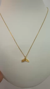 Poh Heng Jewellery 22K Freestyle Endless Fishtail Necklace in Yellow Gold[Price By Weight]
