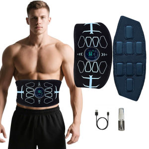 Electronic Muscle Stimulator ABS Trainer Ab Toning Belt Muscle Toner Fitness Strength Training Workout Equipment For Men Women