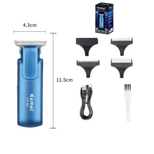 Kemei KM-592 Mini Portable Hair Clipper Electric Hair Trimmer Rechargeable Cutting Machine Men Beard Barber Razor Style Too Kemei 592 Trimmer Price Kemel Trimmer - Lazada