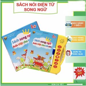 [Phiên Bản Mới nhất] Sách Nói Điện Tử Song Ngữ Anh- Việt Giúp Trẻ Học Tốt Tiếng Anh- Cho Bé Từ 1- 7 Tuổi