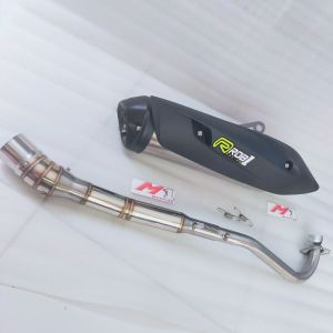 Knalpot ROB1 inlet 38mm & 50mm Supra Jupiter Vega Revo Smash Shogun Karisma Blade