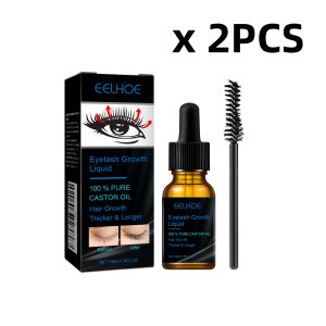 EELHOE | Eyelash Growth Serum Fluffy Longer And Thicker Moisturizing Curly Makeup Product Natural Ingredients Hair Growth Eyelash Liquids
