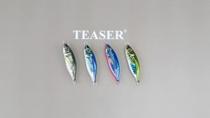 Mồi Câu Cá Biển TEASER 60g 80g J93 Mồi Jig Kim Loại Câu Chậm Mồi Giả In 3D Bằng Laser Mồi Câu Cho Biển Sông Hồ