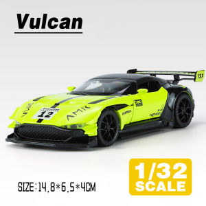 LEO 1:32 Aston Martin Vulcan Metal Diecast Alloy Toy Car Model Trucks For Kids Toys Vehicles Hobbies Collectio