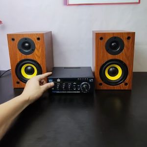 BERGARANSI ZUIDID ampli Amplifier Bluetooth super bass rumahan karaoke USB 2.0 Channel AK45