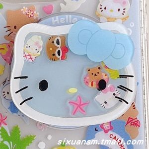 Cute Cartoon Hellokitty Phone Stand Airbag Flexible Rotatable Magnetic Absorption Ring Support Seat Mobile Phone Holder