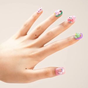 TAIYO Aksesoris Stiker Kuku Palsu 3D Karakter Sticker Nail Art Motif DIY Beauty Fashion Wanita Perempuan Tangan