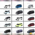 TOMY TOMICA Alloy Car Model Business MPV Nanny Van Breadvan Elfa Toy Collectible Static Model Metal Vehicle Toy for Kids. 