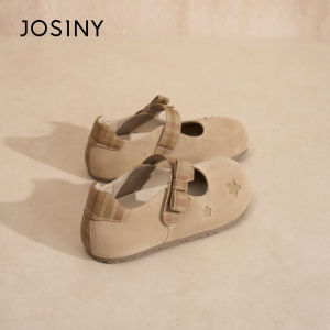 Josiny | Flat Mary Jane Style Soft Leather Shoes