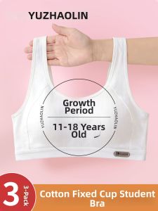 Yuzhaolin | Cotton Sport Bra for Adolescent Girls