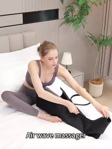 Air Compression Massage Leg Massager Pneumatic Boots 4 Airbags Leg Boots Lymphatic Drainage Rehabilitation System Press Pump