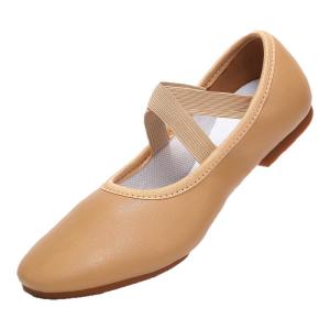 WUNUO | Soft Real Leather Low Heel Dance Shoes For Women