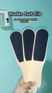 Double Sided Wooden Foot File Callus Remover Hard Skin Pedicure Tool Natural Wooden