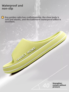 MONLEYTA | Anti-Slip Thick Bottom Slippers Home Bathing Men Women Summer Indoor Outdoor Wearable EVA Flat Sandals For Elderly And Adults