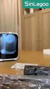 เครื่องฉาย S10 สมาร์ทมินิแบบพกพา 4K ยูเอชดี โปรเจคเตอร์ แอลอีดี, ไอโอเอส, แอนดรอยด์, อินเตอร์เน็ตไร้สาย, บลูทูธ HDMI ยูเอสบี, เครื่องฉาย