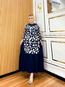 Gamis Wanita Terbaru Bahan Rayon Tebal Viral Kekinian/Gamis Rumaysa Sopal Motif Bunga