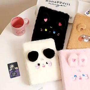 A5 cartoon plush loose leaf photo album cute girl star album card storage book photocard binder