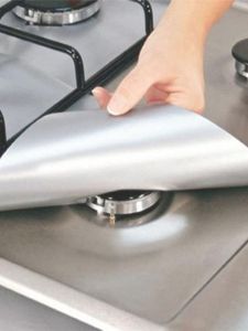 Kitchen Stove Protection Pad Oil Resistant Washable High Temperature Resistant Gas Stove Sticker for BBQ And Baking Tools