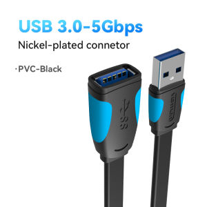 Vention | Vention USB 3.0 Extension Cable Male to Female Extension Cable for Smart Laptop PC TV 5Gbps Fast Speed USB Extension Cable