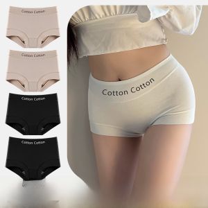 MiiOW | Quần lót cotton nguyên chất cho nữ mùa hè 2025 Quần đùi cotton kháng khuẩn thoáng khí không bó sát cạp vừa màu trơn