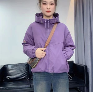 SHIMO | Thickened Quilted Cotton Down Coat for Shorter Women