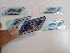 STIKER EMBLEM FI PGM FI TIMBUL KUALITAS TERBAIK