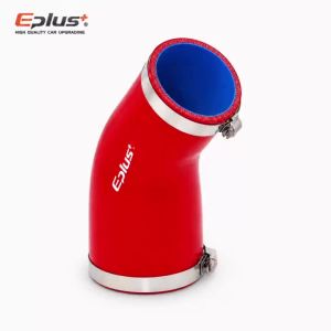 Ống Silicon Đỏ Giảm Tốc Ống Nối 45 Độ Đa Năng Ô Tô Lượng Khí Intercooler Turbo Ống Adapter Silica Gel Cổng Kết Nối