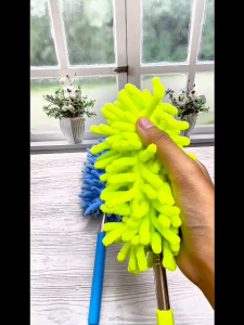 Kemoceng Cendol Microfiber Telescopic Feather Duster Multifungsi Tongkat Alat Bantu Pembersih Debu Kotoran Kaca Jendela Ruangan Kemucing Serbaguna - HOMIA