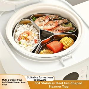 Multifunctional Stainless Steel Home Partition Steamer Plate