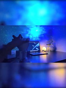 ★COD★ Lampu Proyektor Bintang Astronaut Langit Malam Bintang Galaxy Kamar Tidur Proyektor Usb Plug-in Lampu Radio Lampu Proyeksi Spaceman