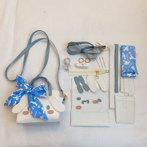 DIY Hand-Woven Cinnamon Dog Bag Female Birthday Chinese Valentines Day Gift Homemade Material Bag Production for Girlfriend Self-Woven