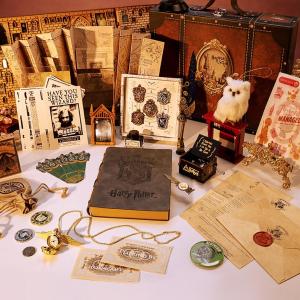 Harry Potter Themed Portable Luggage Gift Box Birthday Present Slytherin Notebook Childrens Day Gift for Someone Special