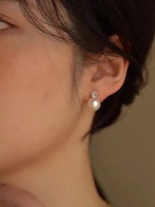 Pure 24k saudi gold nasasangla pawnable womens earrings opal south sea white pearl four paw square zircon jewelry haute couture gifts for girlfriends