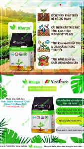 Phân bón sinh học Vĩnh Thạnh Diamond Grow Bột 1kg Humic Mỹ