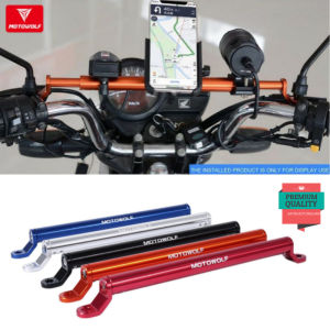 Motowolf Breket Spion Holder Besi Motor Spion Balancer Multiifungsi