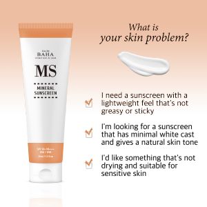 Cos De BAHA MS Sunscreen SPF 50+ PA++++(Cream 45ml/1.5 fl oz)