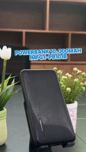 iMFG I-PB101 PowerBank Kapasitas 10.000 mAh 2.1A Dual USB Port & Type C Pengisian Cepat
