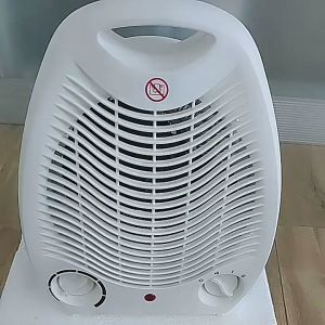 Electric Small Space Heater 2 in 1 Heating Cooling Thermostat Heater Portable Hot and Cold Fan