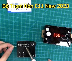 Trạm Hàn C11 cài đặt thời gian chờ bảo vệ quá nhiệt tay hàn bảo vệ mạch khi không có tay hàn sử dụng tay hàn 907