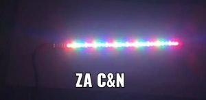 Lampu Variasi!! LAMPU LED THUNDER FLEXIBLE STROBO WELCOME 32cm 12V/24V RGB mode otomatis bergantian