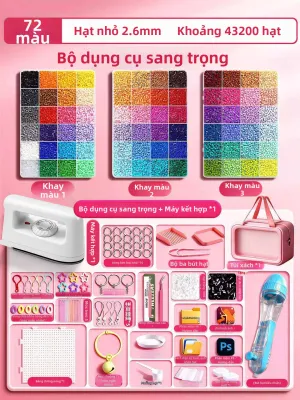 Bộ DIY Hạt Nhựa Dán Nóng