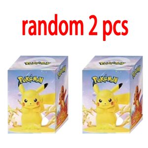 Bandai | 6/12pcs Pokemon Pocket Monster DollDifferent Styles Toy Set Model Ornament Anime Action FigureToys Birthday Gift Collect Gifts